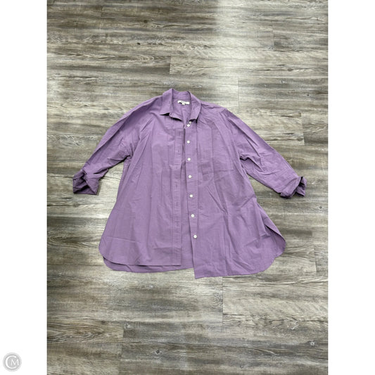 Top Long Sleeve By Madewell In Purple, Size: S