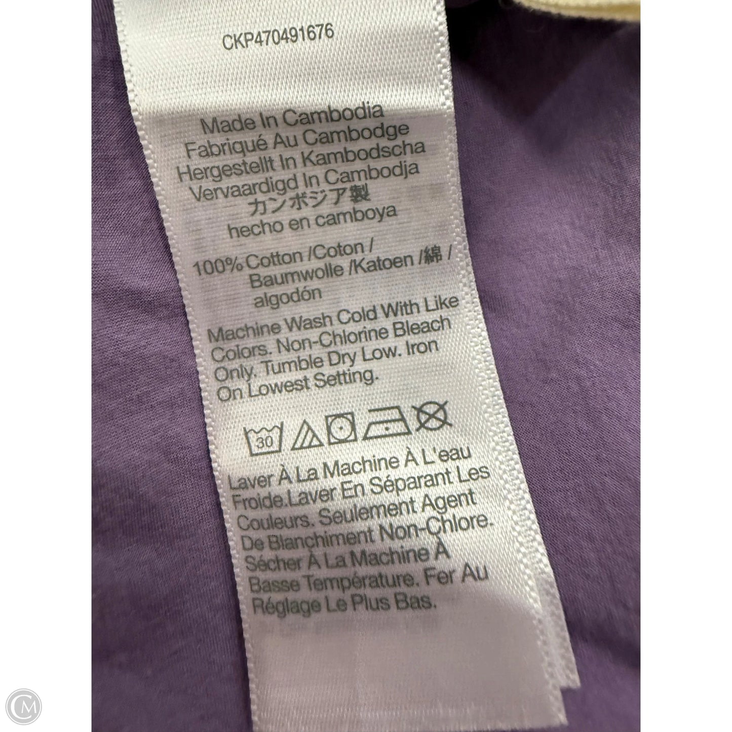 Top Long Sleeve By Madewell In Purple, Size: S