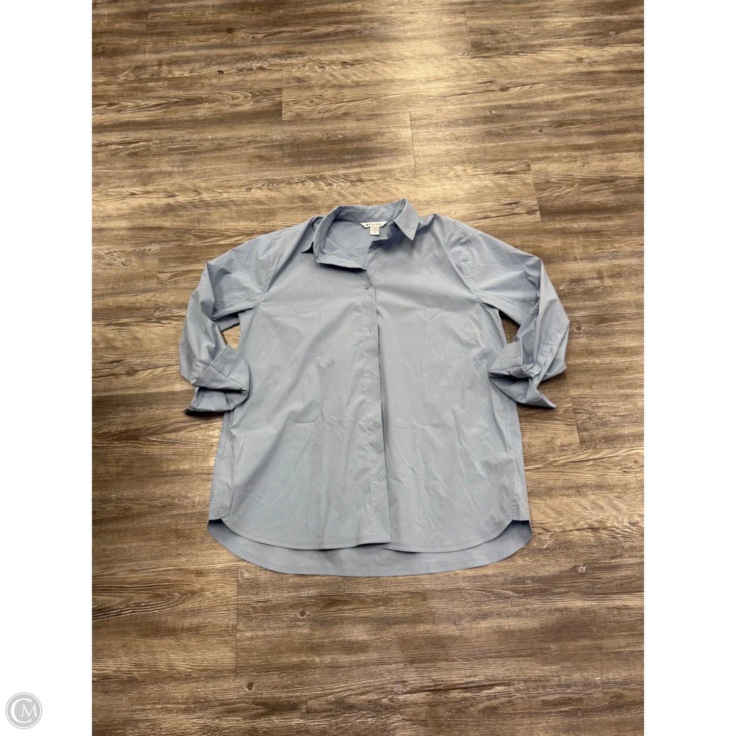 Top Long Sleeve By Athleta In Blue, Size: M