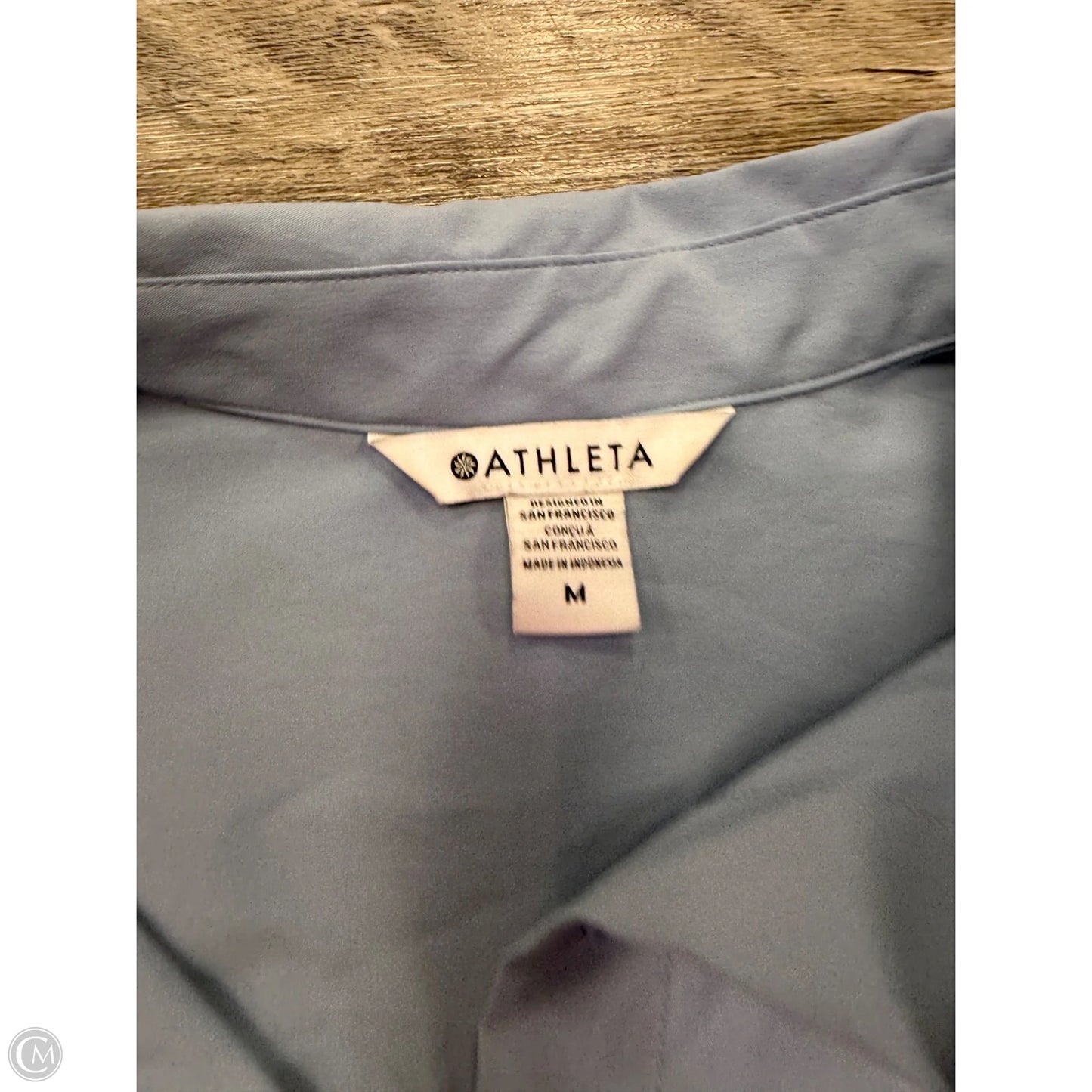 Top Long Sleeve By Athleta In Blue, Size: M