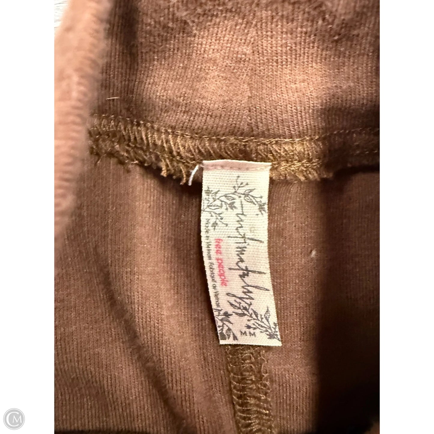 Top Long Sleeve Basic By Free People In Brown, Size: M