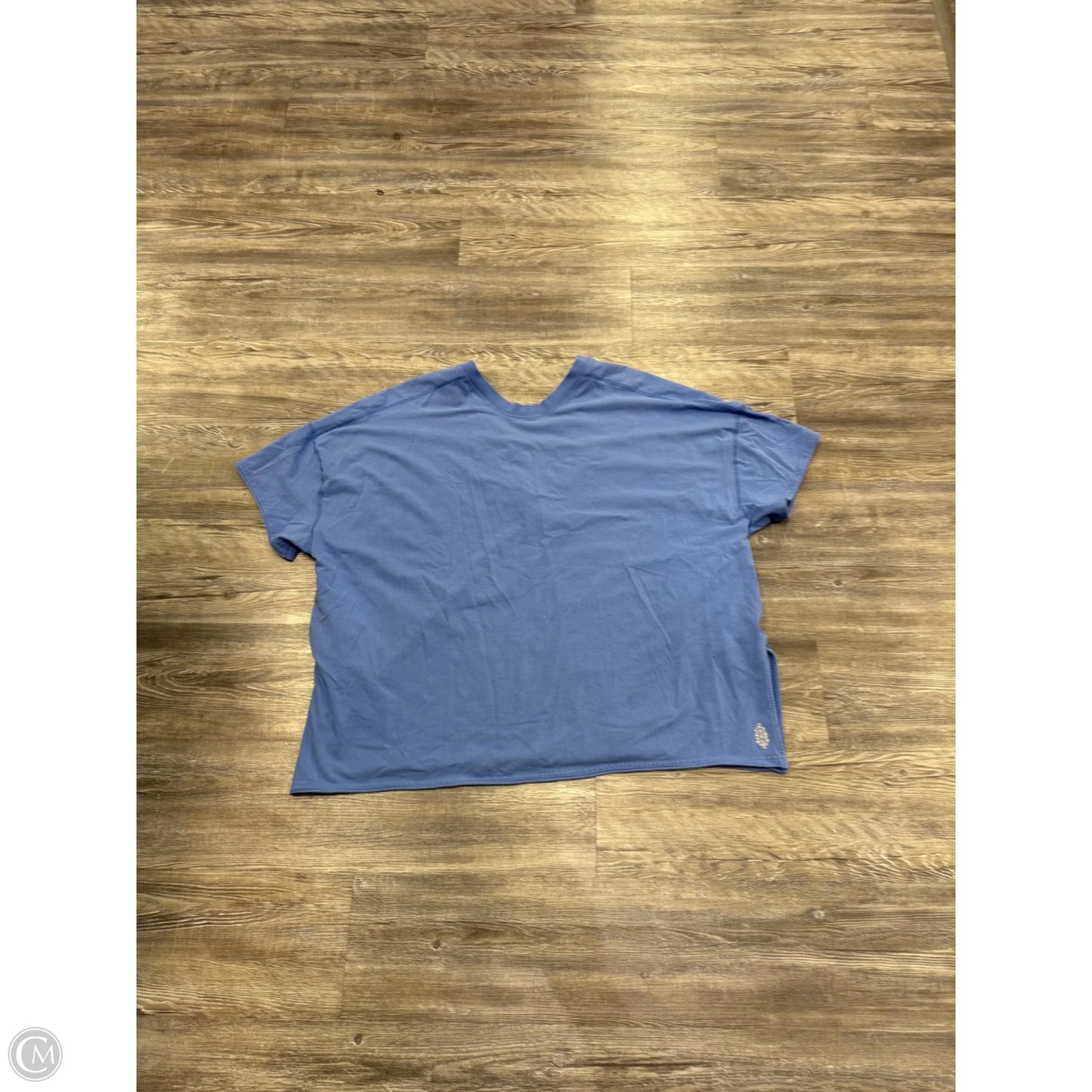 Athletic Top Short Sleeve By Free People In Blue, Size: M