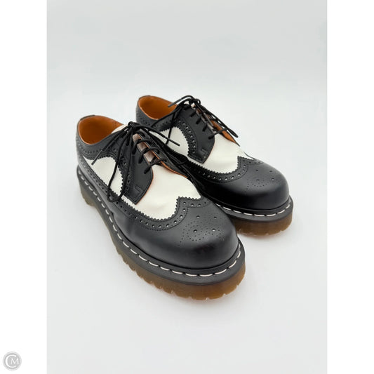Shoes Heels Platform By Dr Martens In Black & White, Size: 9 (Men’s 8)