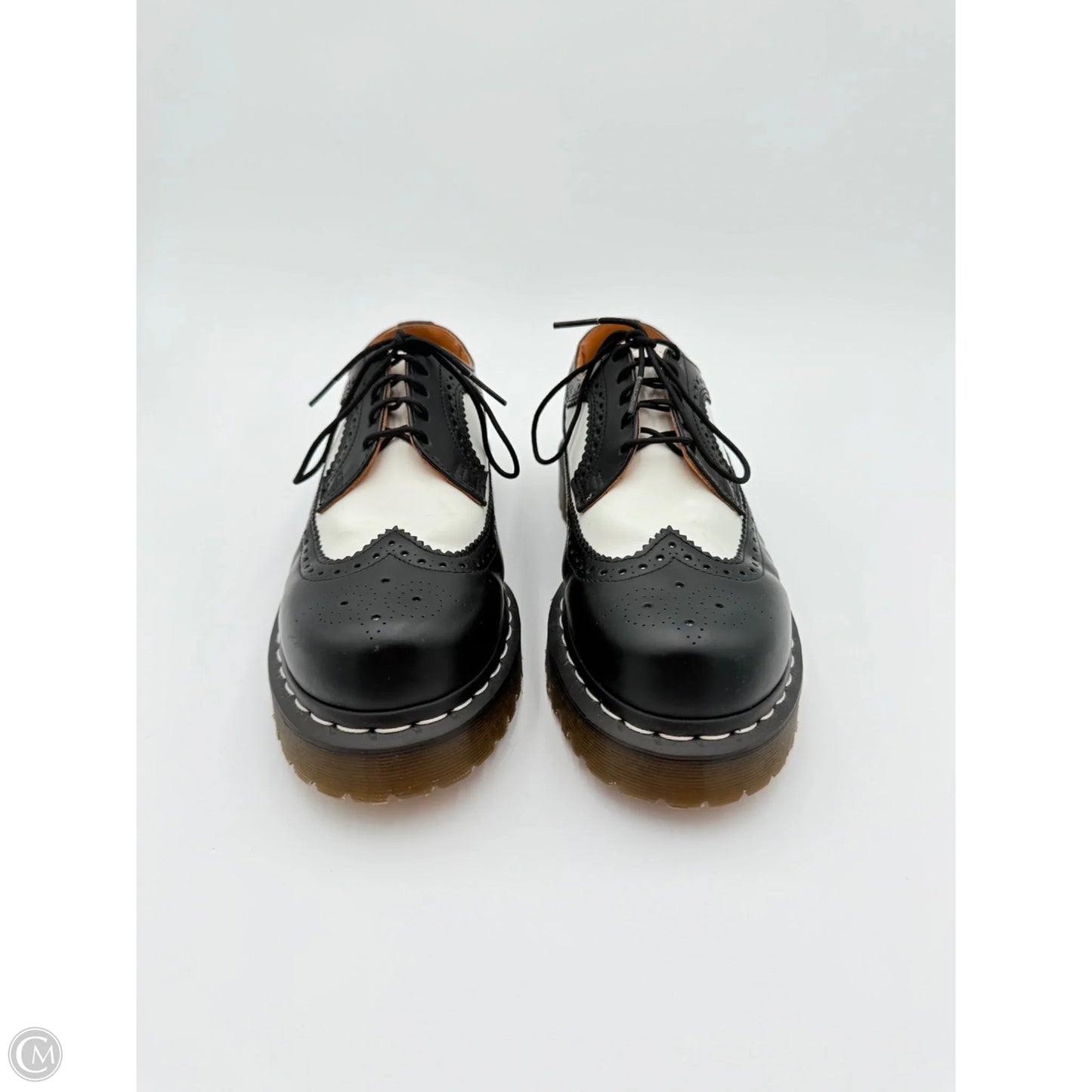 Shoes Heels Platform By Dr Martens In Black & White, Size: 9 (Men’s 8)
