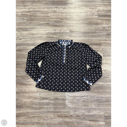 Top Long Sleeve By Warm In Blue & White, Size: Xs