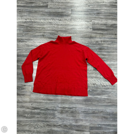 Sweater By Nordstrom In Red, Size: Xl