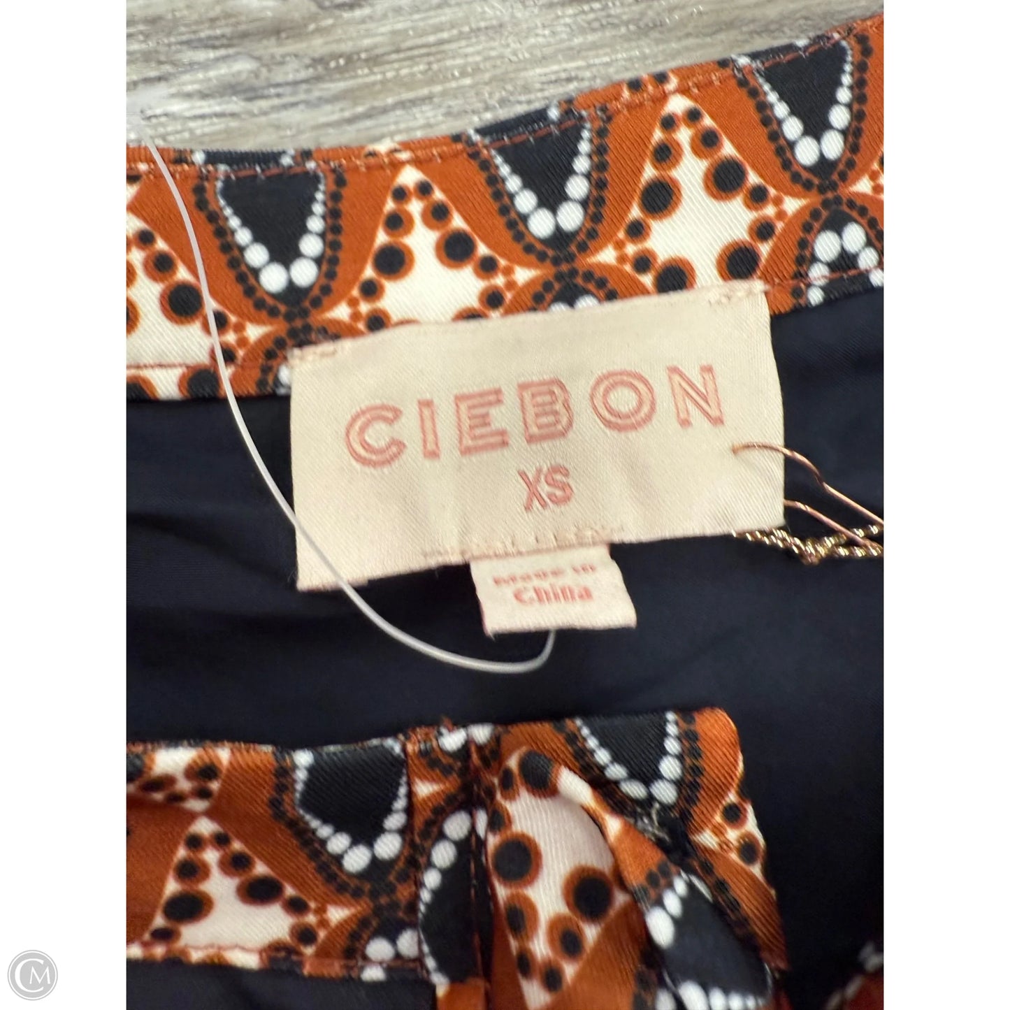 Dress Casual Midi By Ciebon In Black & Brown, Size: Xs