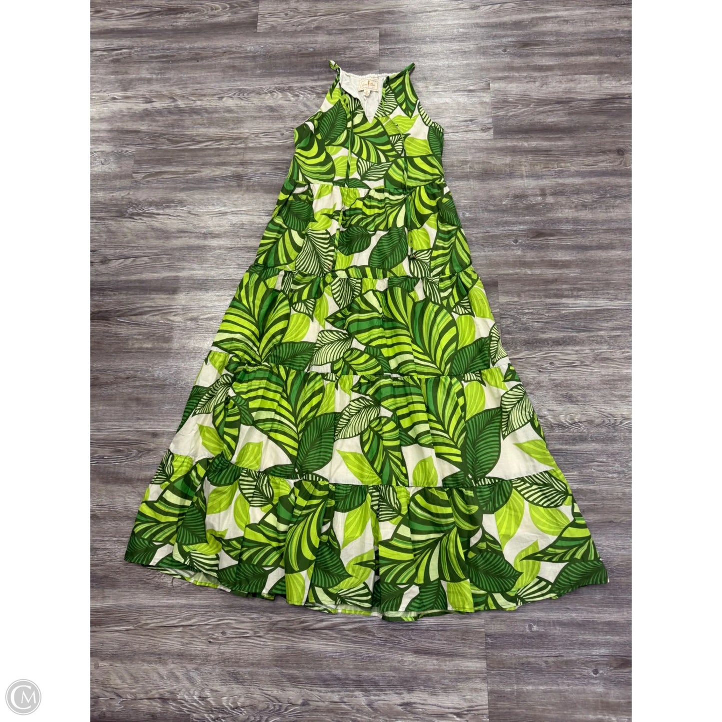 Dress Casual Maxi By Flora Bea In Green, Size: Xs