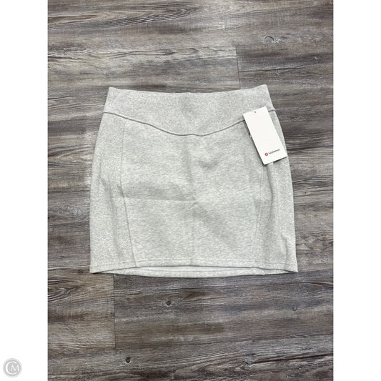 Athletic Skirt By Lululemon In Grey, Size: L