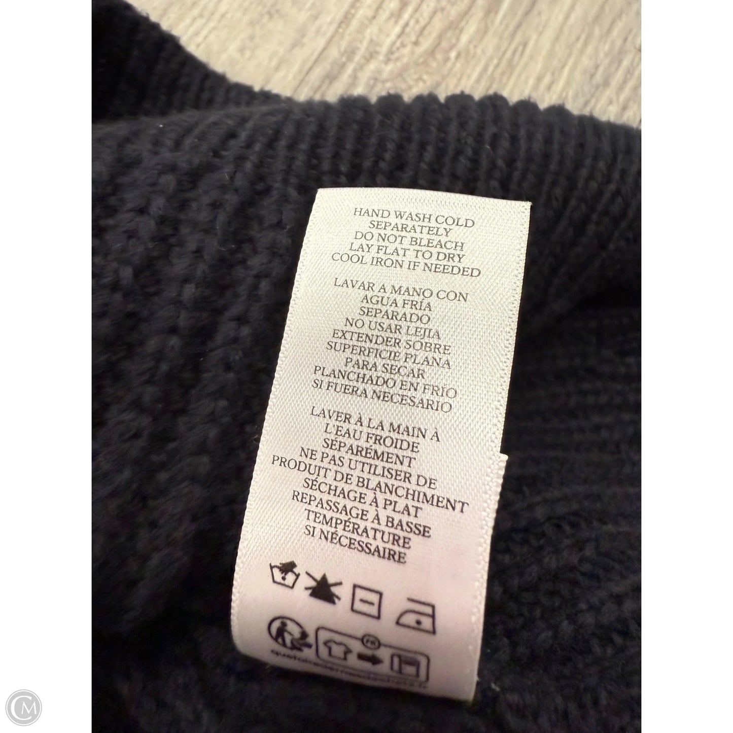 Sweater Short Sleeve By Rails In Black, Size: M