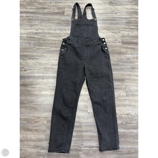 Overalls By Carly Jean In Black Denim, Size: Xl