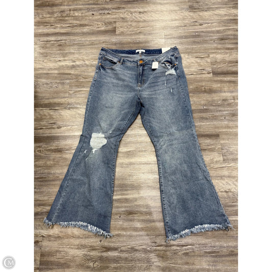Jeans Boot Cut By Lane Bryant In Blue Denim, Size: 20