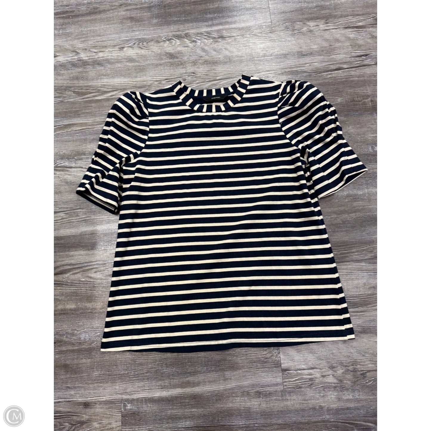 Top Short Sleeve By Dokotoo In Striped Pattern, Size: M