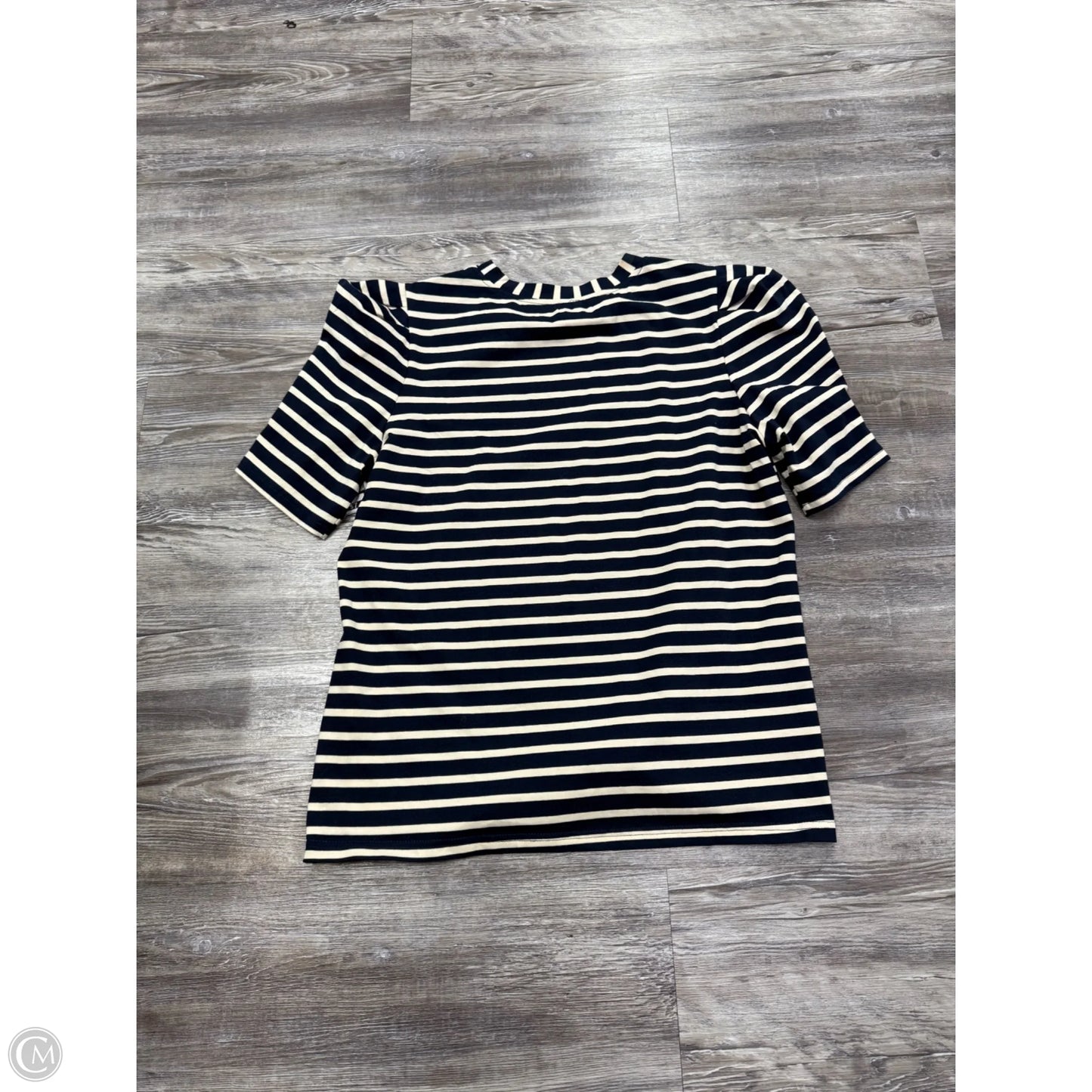 Top Short Sleeve By Dokotoo In Striped Pattern, Size: M