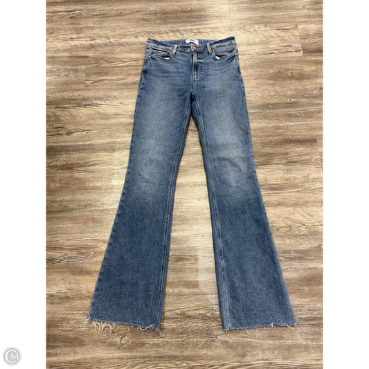 Jeans Straight By Paige In Blue Denim, Size: 6