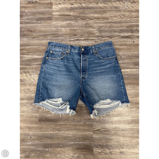 Shorts By Levis In Blue Denim, Size: 18
