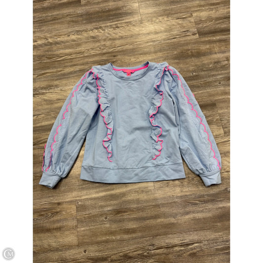 Sweatshirt Designer By Lilly Pulitzer In Blue & Pink, Size: Xs
