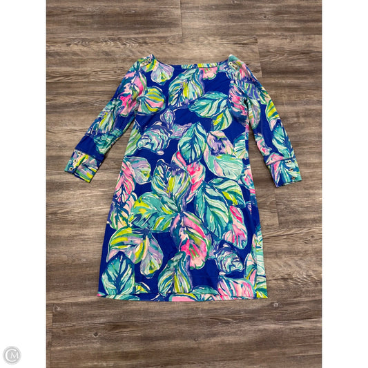Dress Designer By Lilly Pulitzer In Blue & Green, Size: S