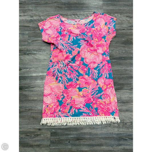 Dress Designer By Lilly Pulitzer In Blue & Pink, Size: S