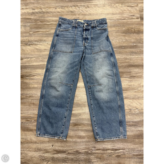 Jeans Wide Leg By Madewell In Blue Denim, Size: 4