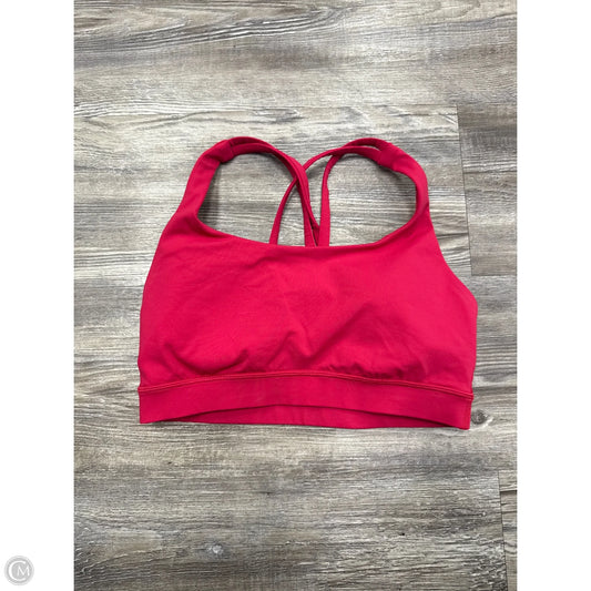 Athletic Bra By Lululemon In Pink, Size: 4