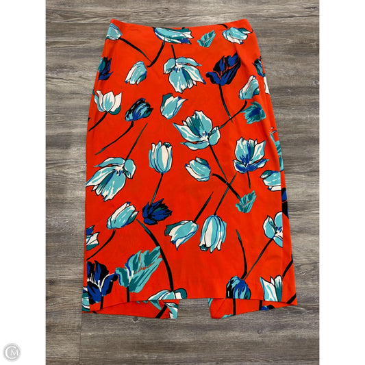 Skirt Designer By Diane Von Furstenberg In Floral Print, Size: 12
