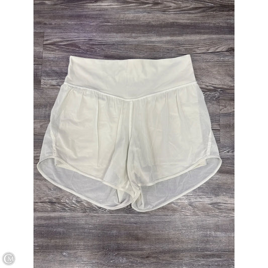 Athletic Shorts By Lululemon In White, Size: 8