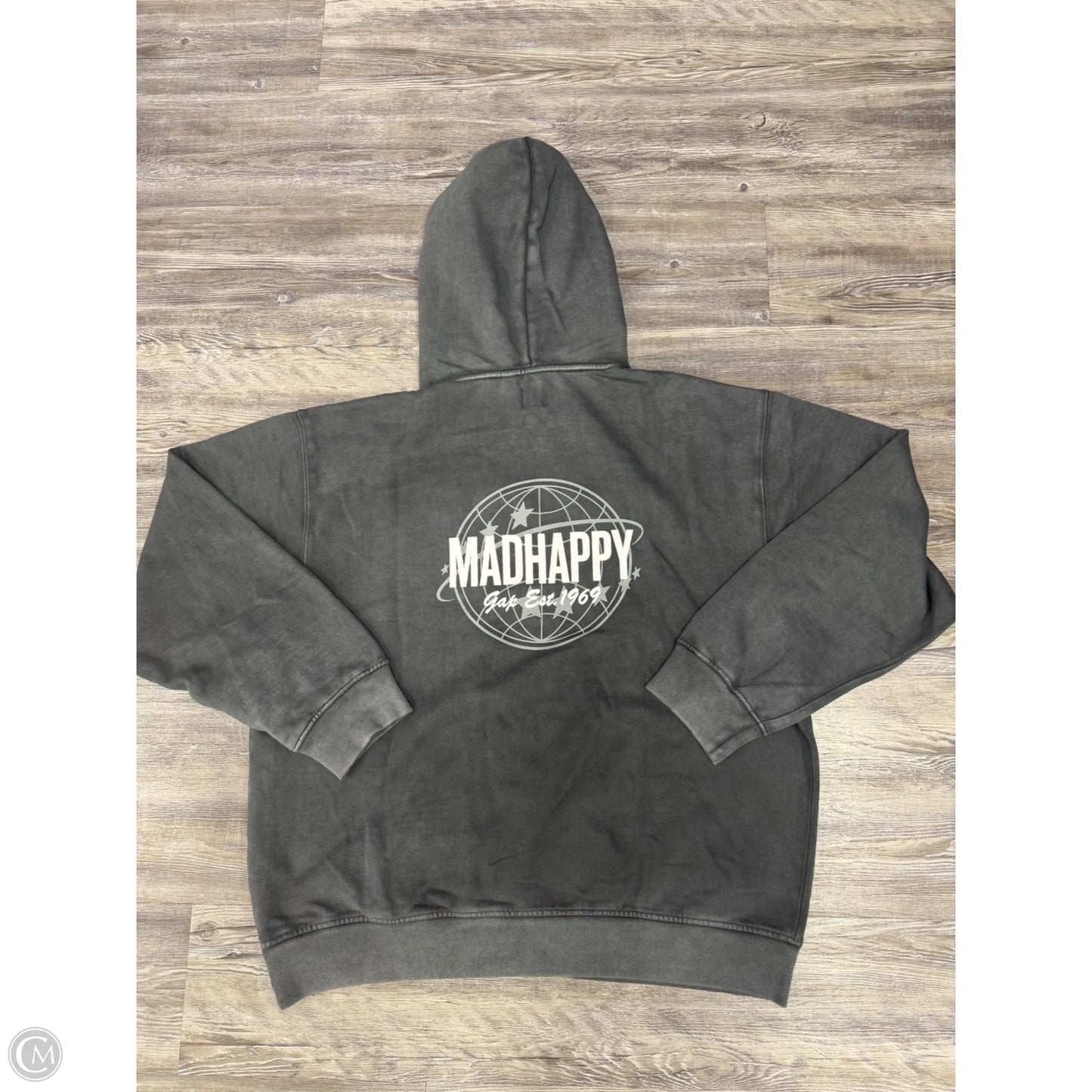 Sweatshirt Hoodie By Gap In Grey, Size: Xl