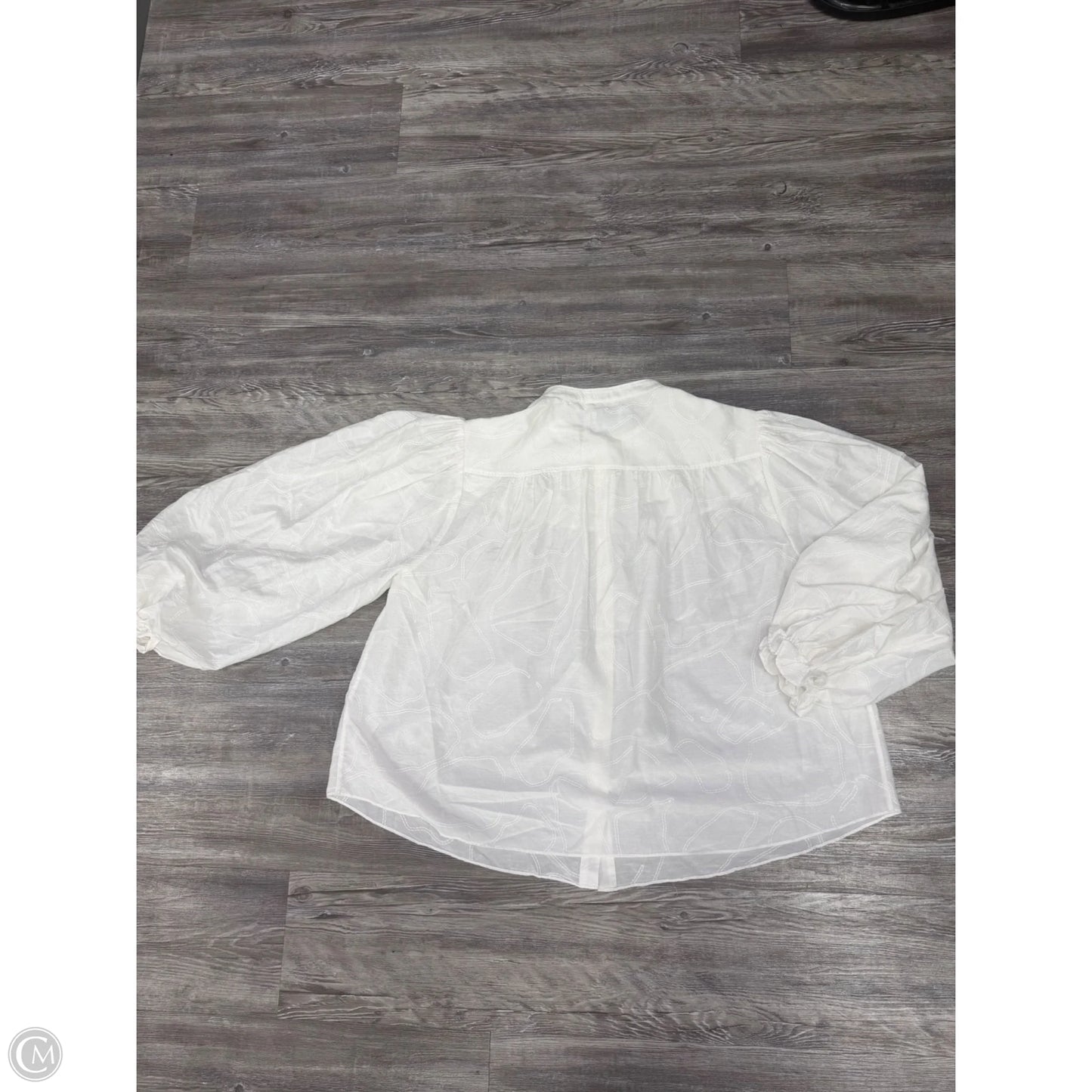 Top Long Sleeve By AYR In White, Size: Xl
