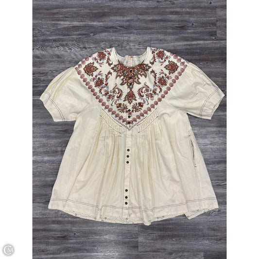 Dress Casual Short By Free People In Pink & Tan, Size: M