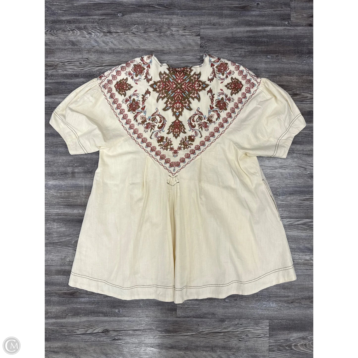 Dress Casual Short By Free People In Pink & Tan, Size: M