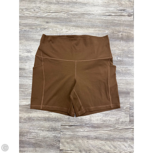 Athletic Shorts By Lululemon In Brown, Size: 10