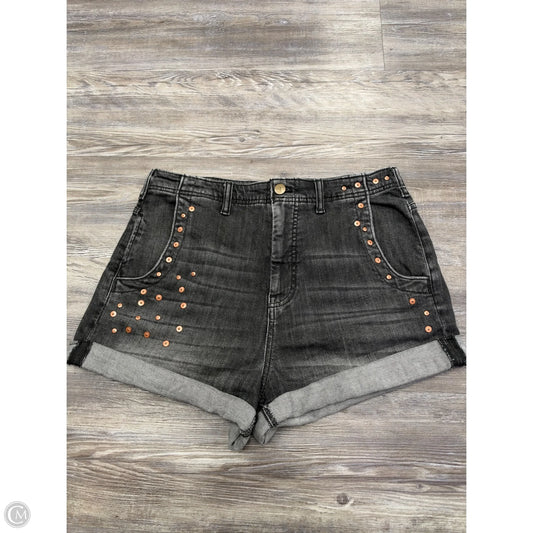 Shorts By Pilcro In Black Denim, Size: 8