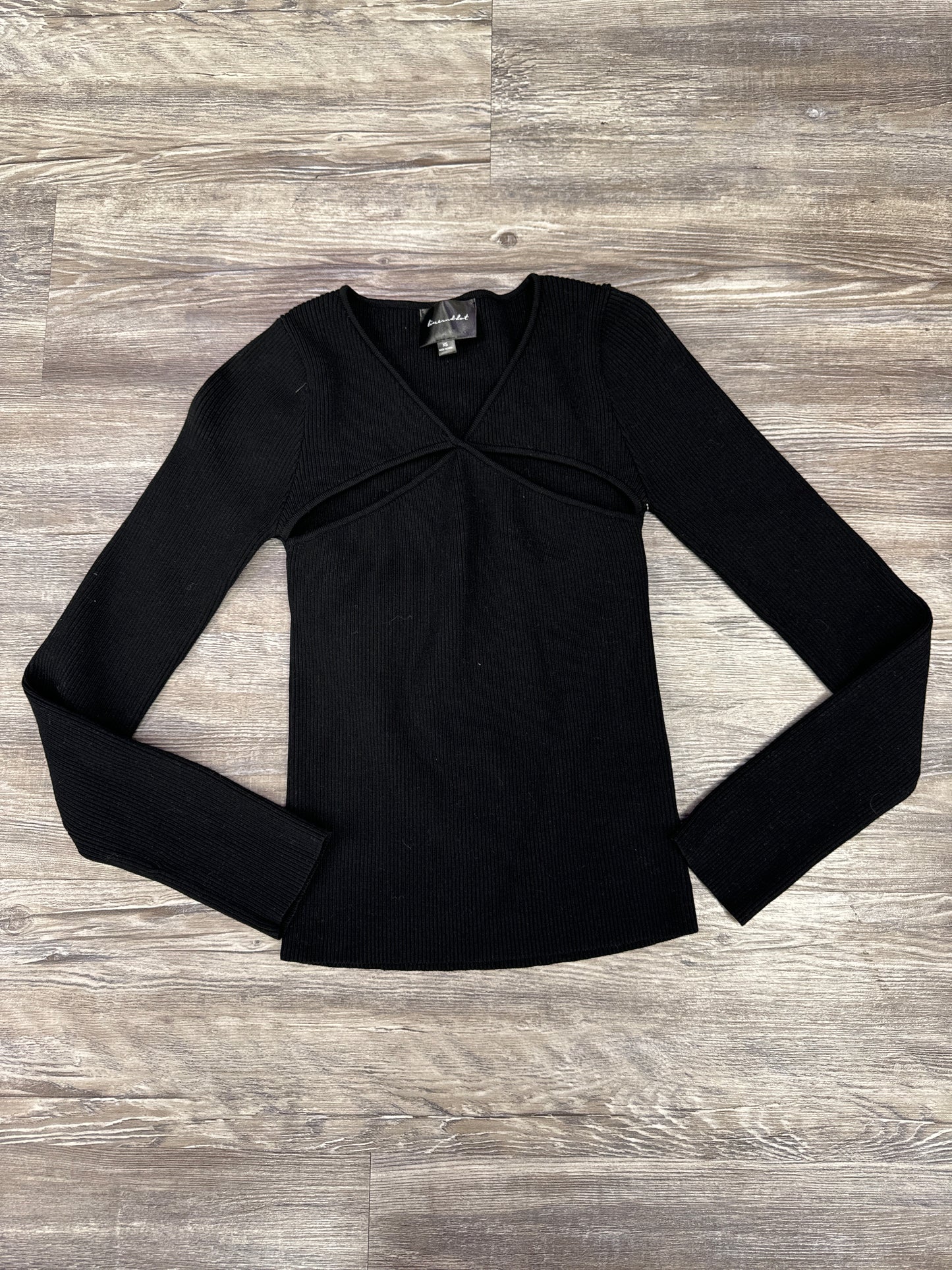 Top Long Sleeve By Line and Dot In Black, Size: Xs