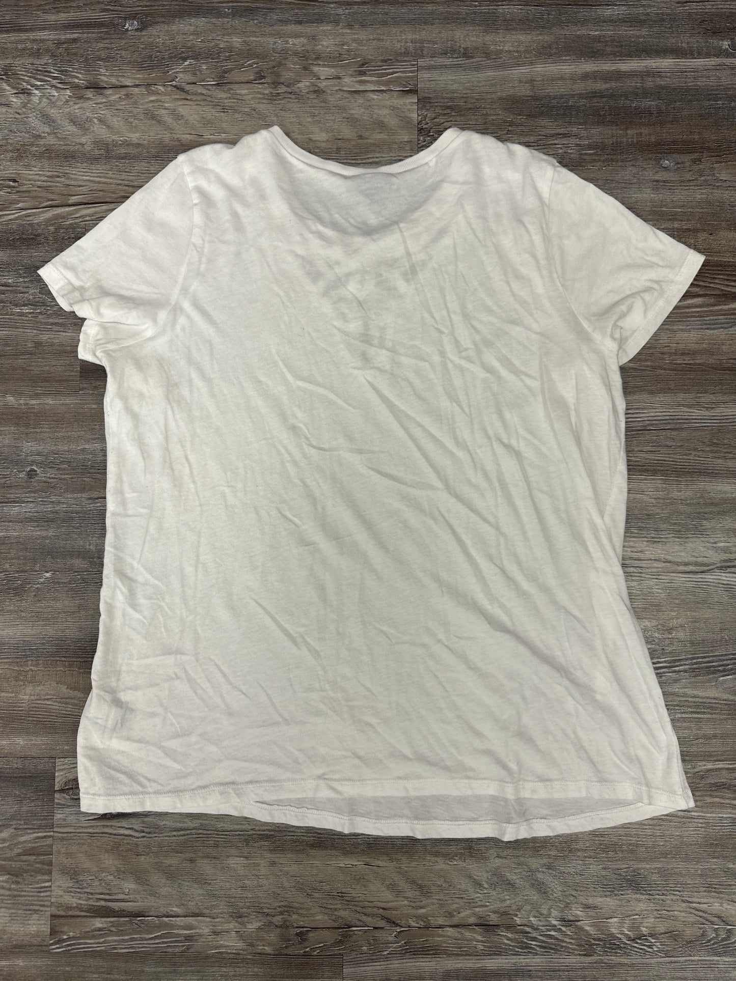 Top Short Sleeve By Torrid In White, Size: 1x