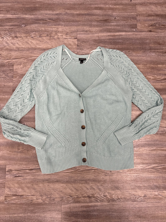 Sweater Cardigan By Torrid In Blue, Size: 1x