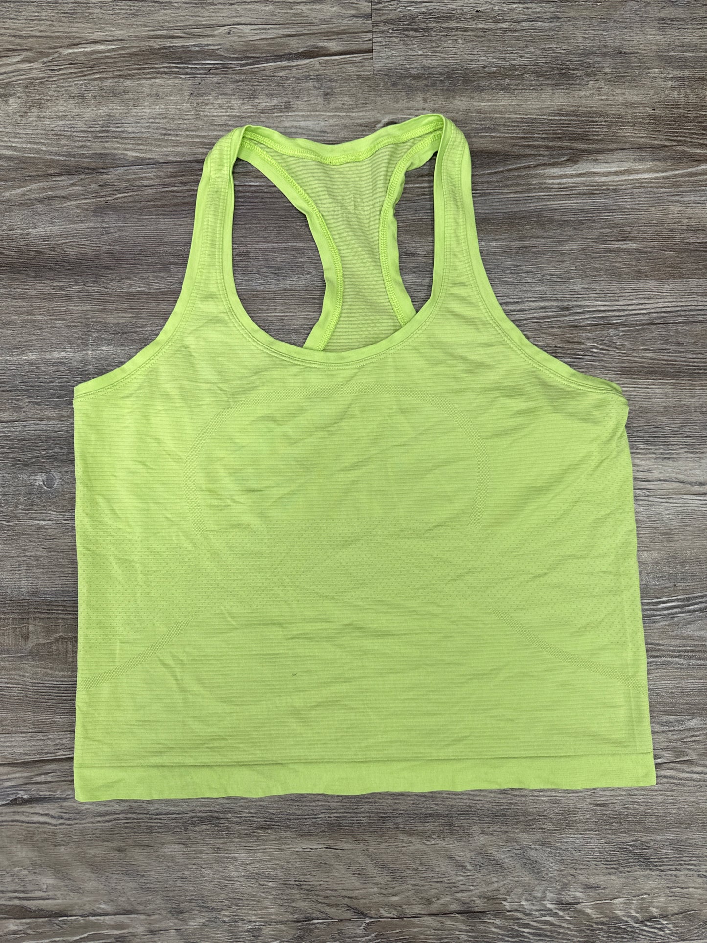 Athletic Tank Top By Lululemon In Green, Size: 10