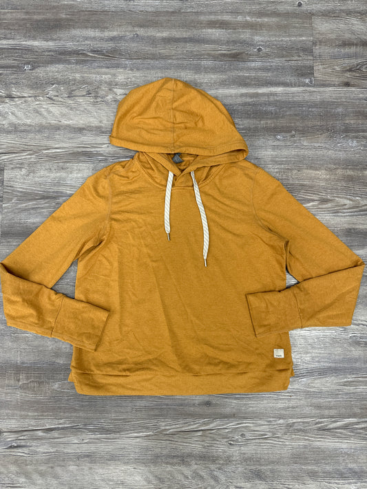 Athletic Sweatshirt Hoodie By Vuori In Yellow, Size: Xs