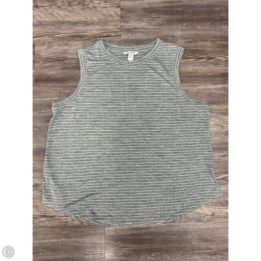 Top Sleeveless By Athleta In Blue & White, Size: 2x