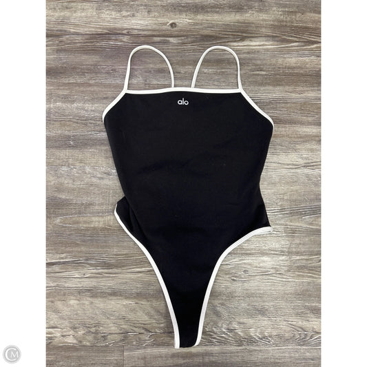 Athletic Tank Top By Alo In Black & White, Size: M