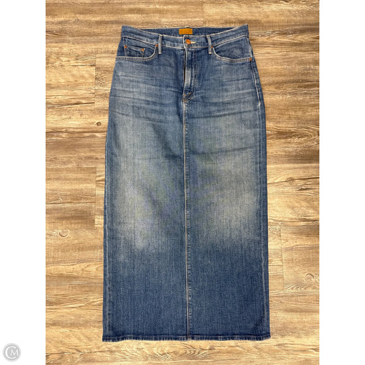 Skirt Designer By Mother In Blue Denim, Size: 6