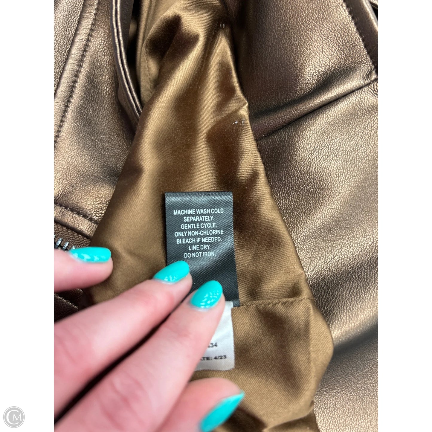 Jacket Moto By Torrid In Brown, Size: 4x