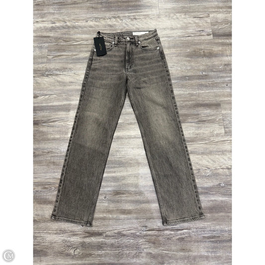 Jeans Skinny By Rag And Bone In Black Denim, Size: 0
