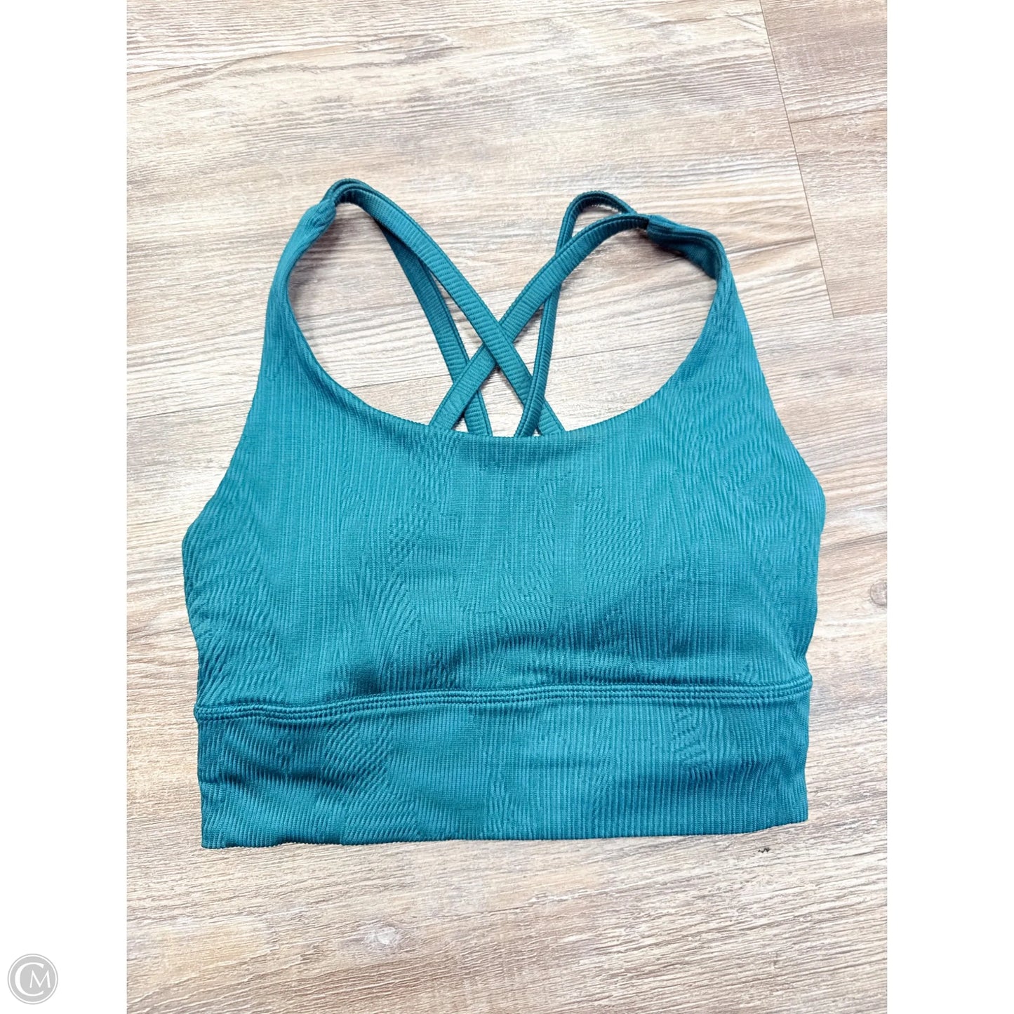 Athletic Bra By Lululemon In Teal, Size: 2