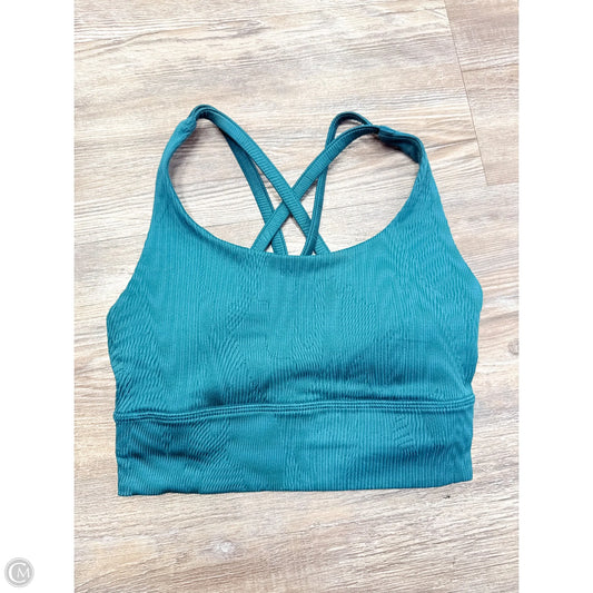 Athletic Bra By Lululemon In Teal, Size: 2