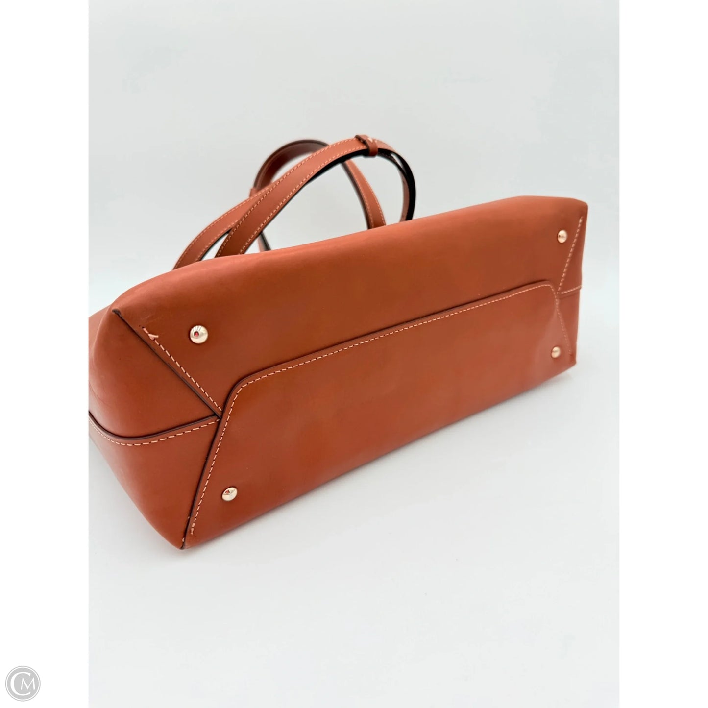Handbag Leather By Boldrini, Size: Large