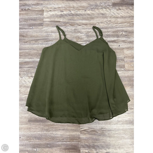 Top Sleeveless By Torrid In Green, Size: 2x