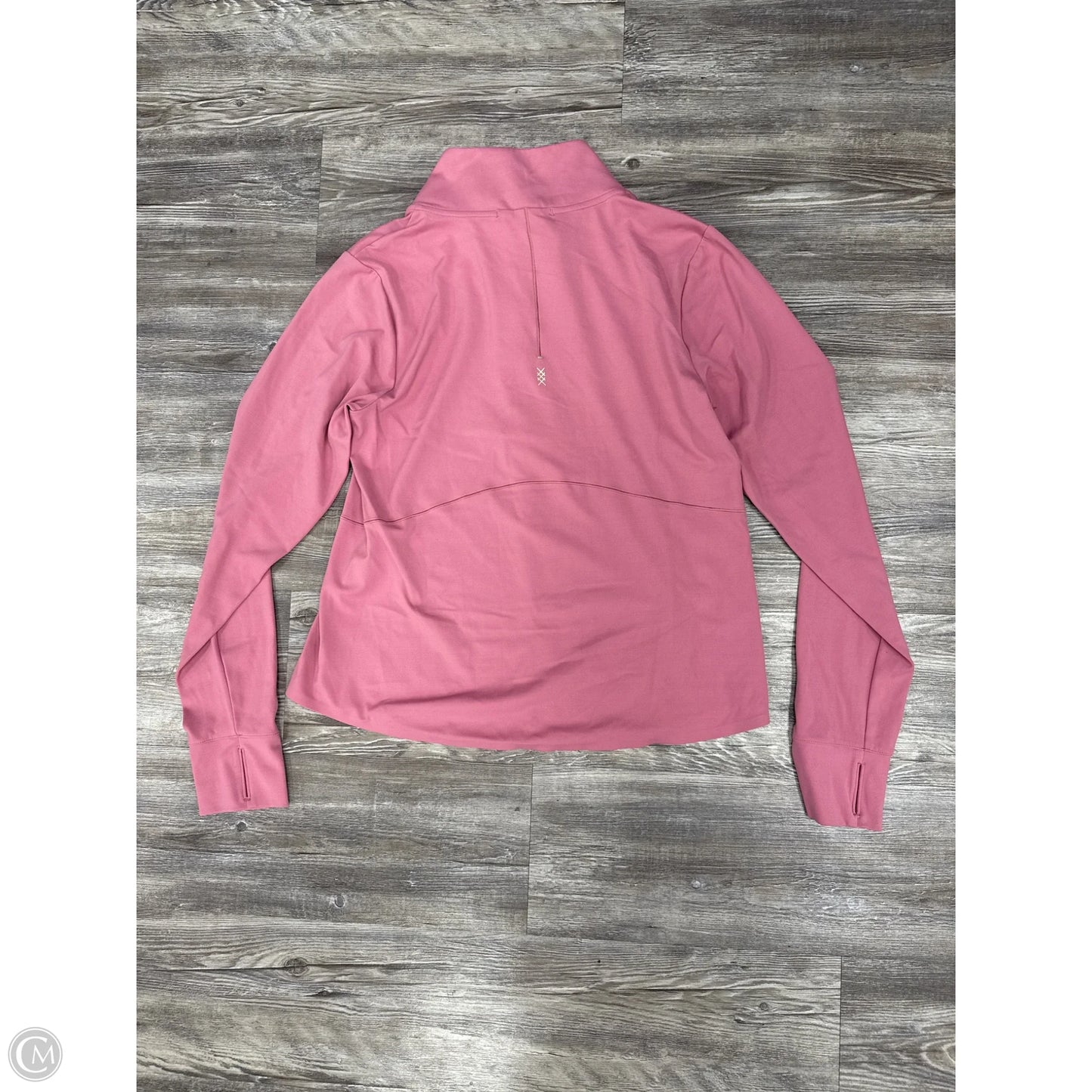 Athletic Sweatshirt Collar By Rhone In Pink, Size: L