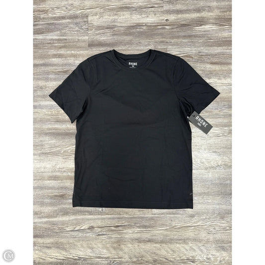 Athletic Top Short Sleeve By Rhone In Black, Size: S