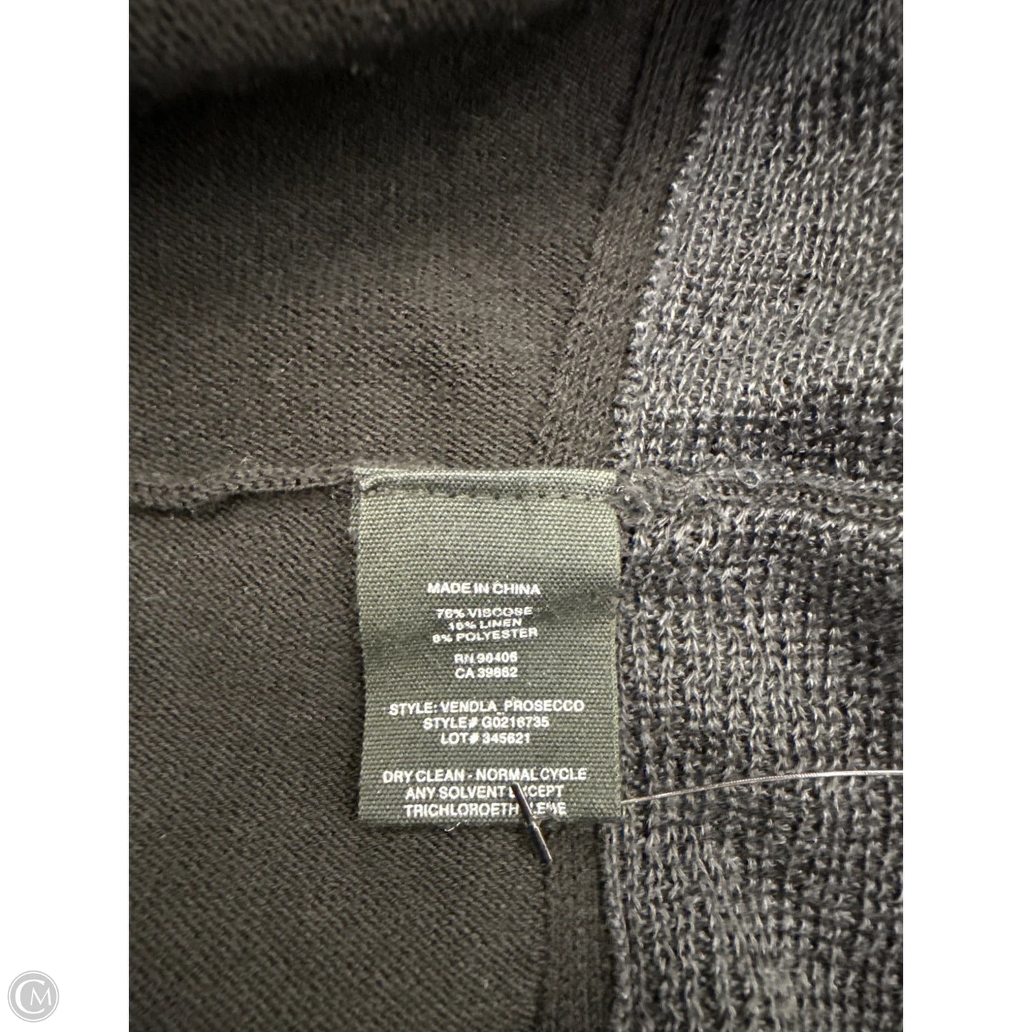 Top Sleeveless By Theory In Black, Size: M